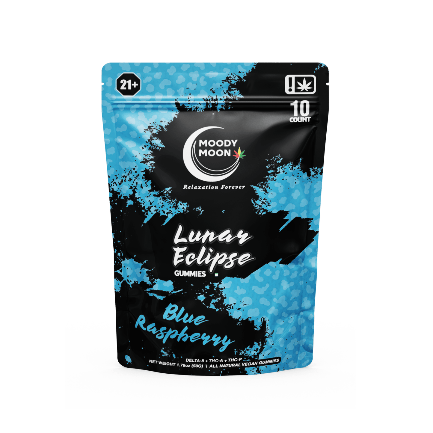THC A Lunar Eclipse Gummies Pack - D8 + THC A + THCP - 10 Gummies
