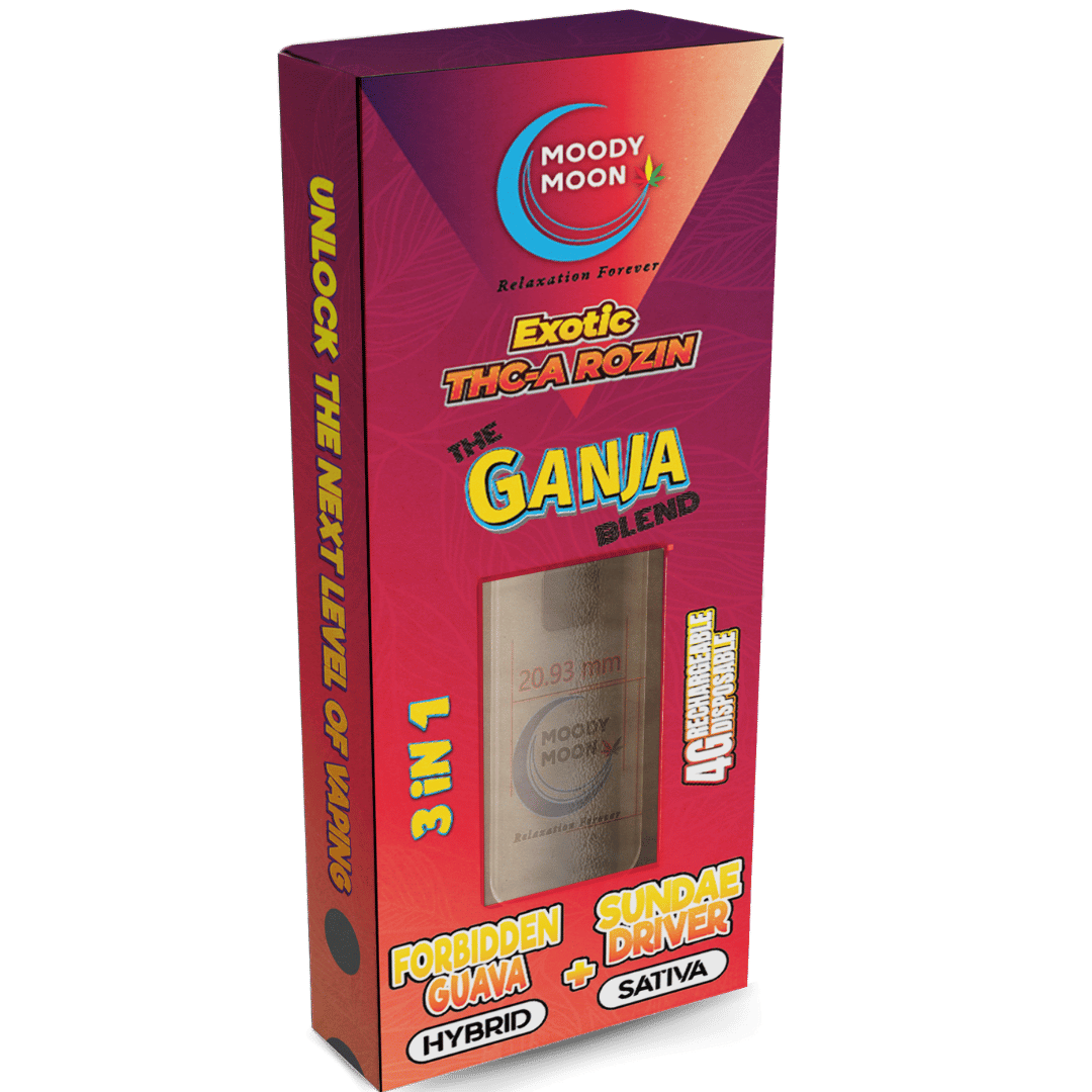 The Ganja Blend - Exotic THCA Rosin 3 in 1 Disposable Vape - 4000 mg