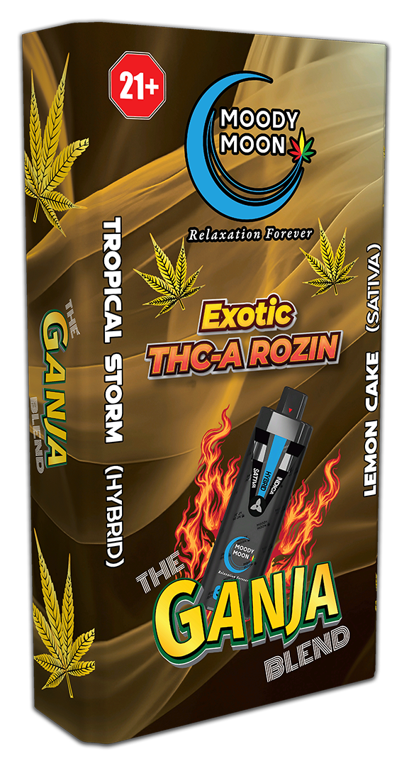 The Ganja Blend - Exotic THCA Rosin 3 in 1 Disposable Vape - 2000 mg
