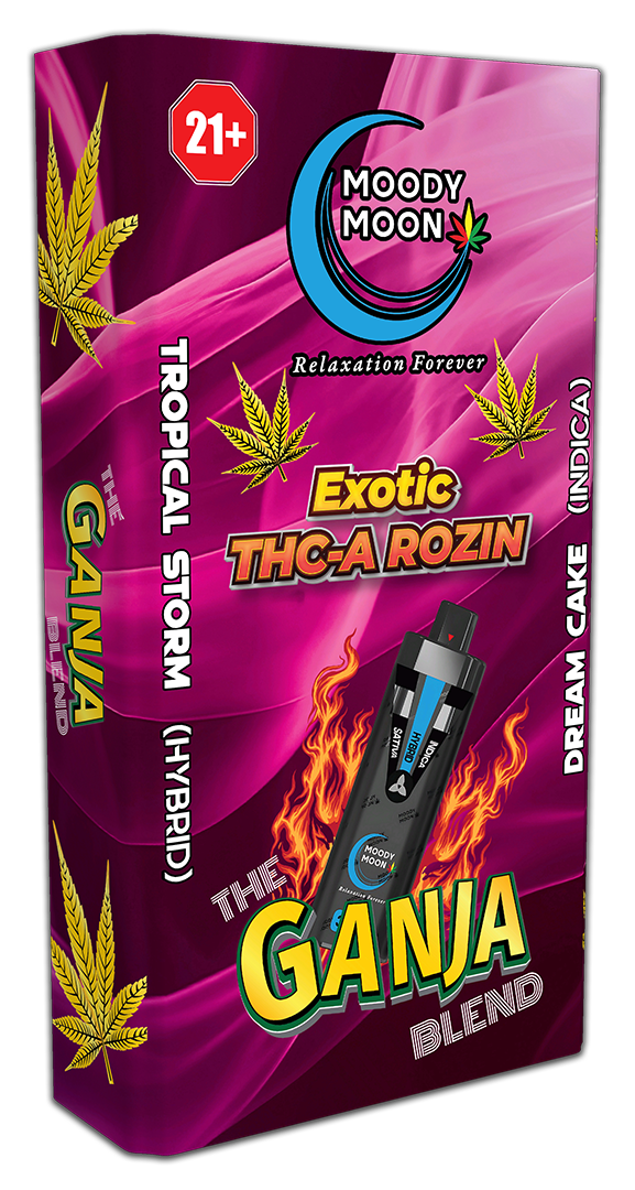 The Ganja Blend - Exotic THCA Rosin 3 in 1 Disposable Vape - 2000 mg