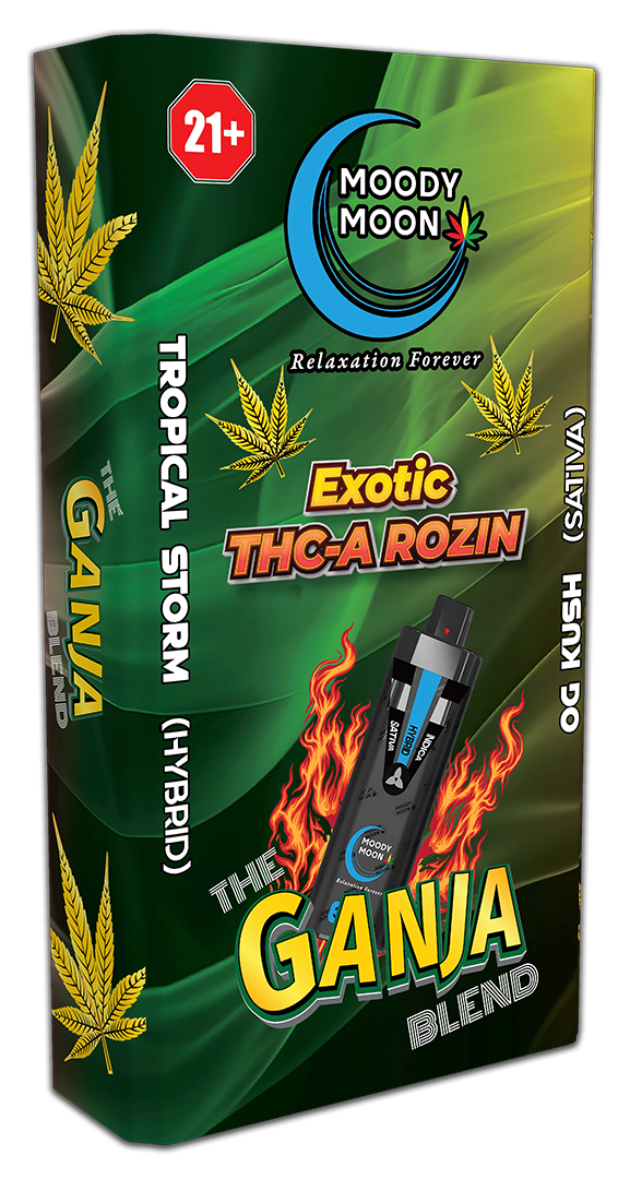 The Ganja Blend - Exotic THCA Rosin 3 in 1 Disposable Vape - 2000 mg