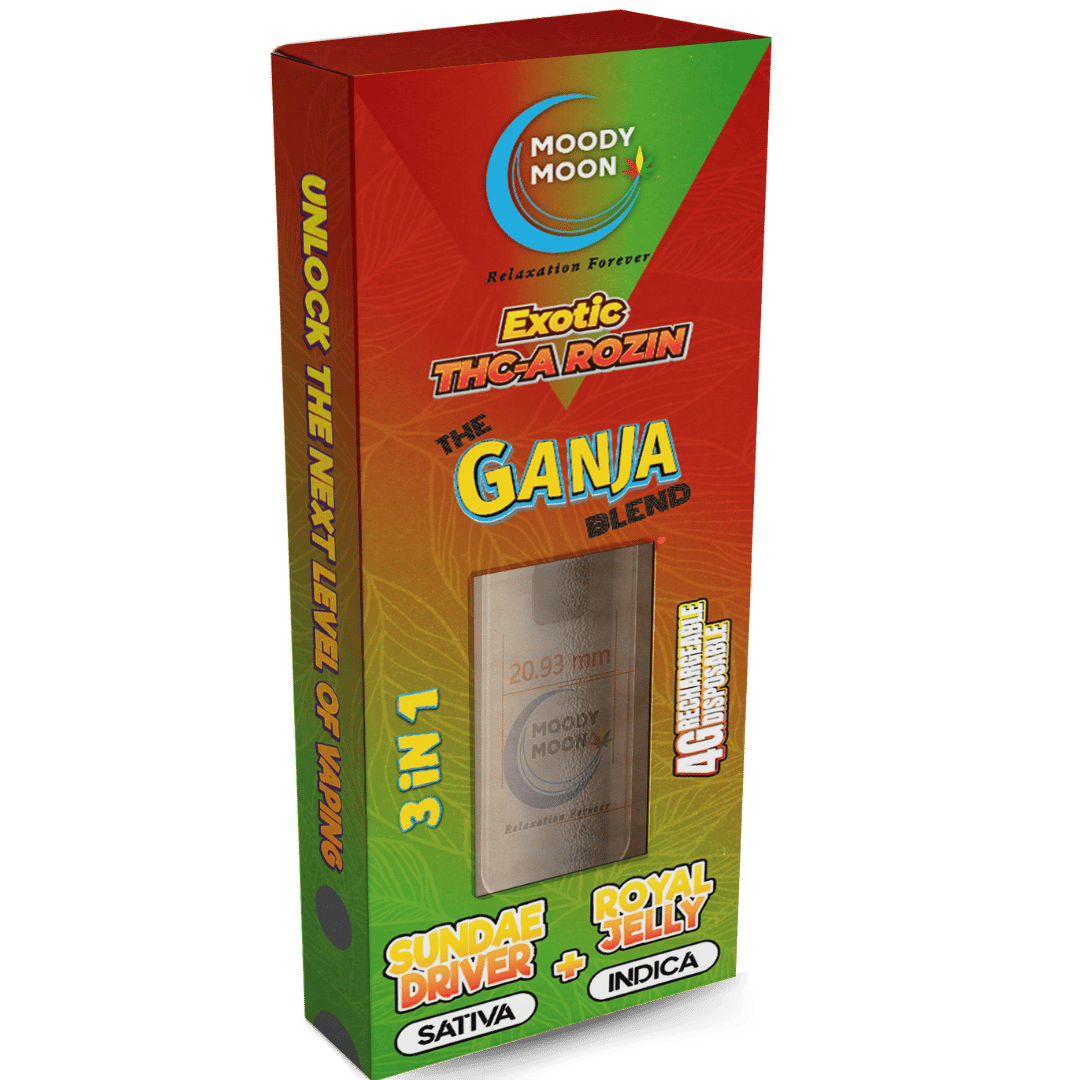 The Ganja Blend - Exotic THCA Rosin 3 in 1 Disposable Vape - 4000 mg