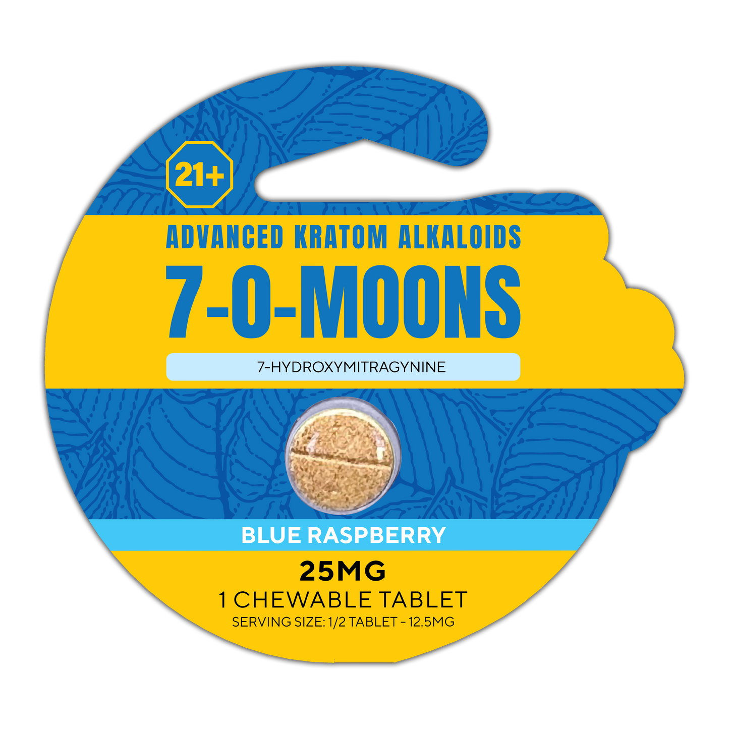 7omoons - 1 Chewable Kratom Tablet - 25mg