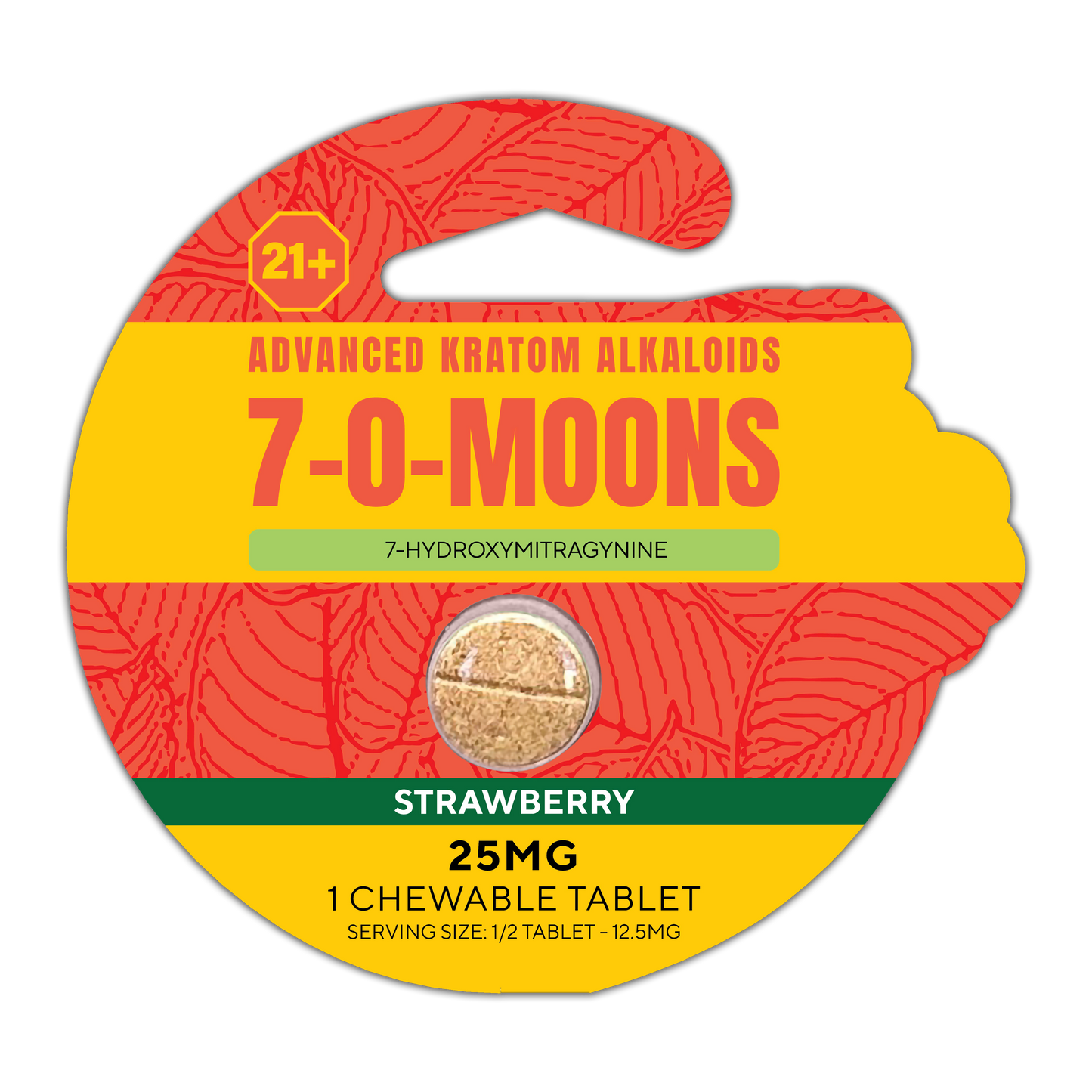 7omoons - 1 Chewable Kratom Tablet - 25mg