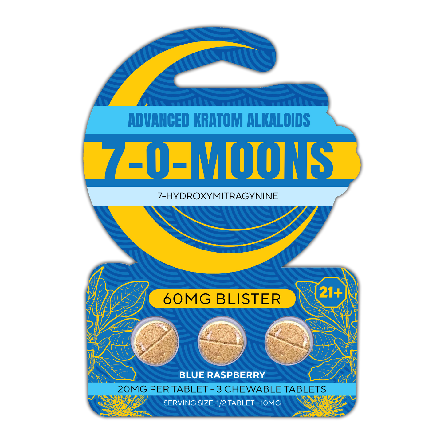 3 Chewable Kratom Tablets - 60mg