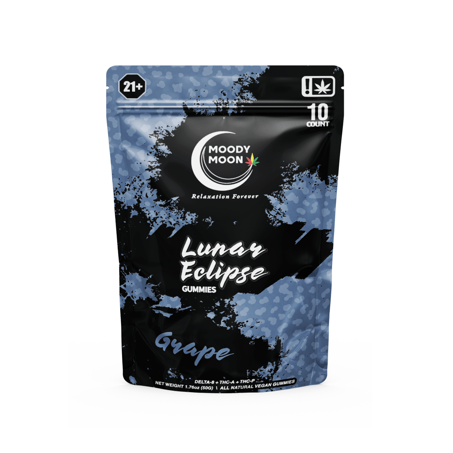 THC A Lunar Eclipse Gummies Pack - D8 + THC A + THCP - 10 Gummies