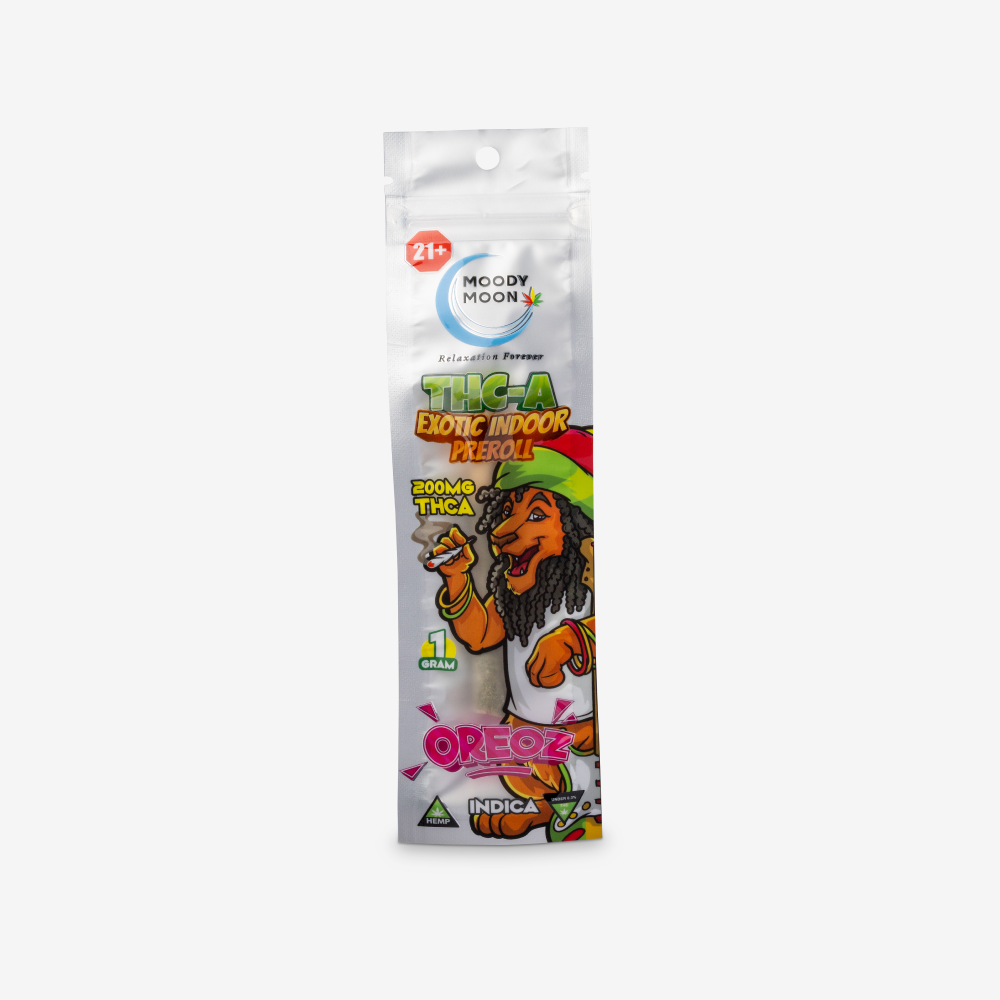 Exotic THCA  Indoor PreRoll - 1 Gram x 2 Count