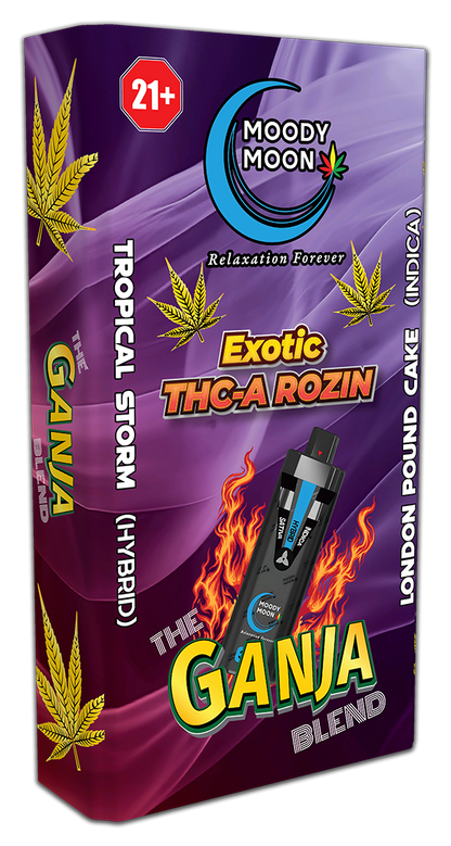 The Ganja Blend - Exotic THCA Rosin 3 in 1  Disposable Vape - 2000 mg