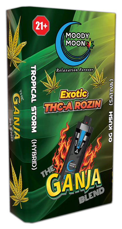 The Ganja Blend - Exotic THCA Rosin 3 in 1  Disposable Vape - 2000 mg
