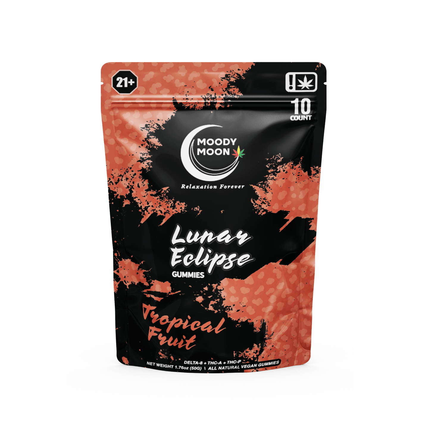 THC A Lunar Eclipse Gummies Pack - D8 + THC A + THCP - 10 Gummies