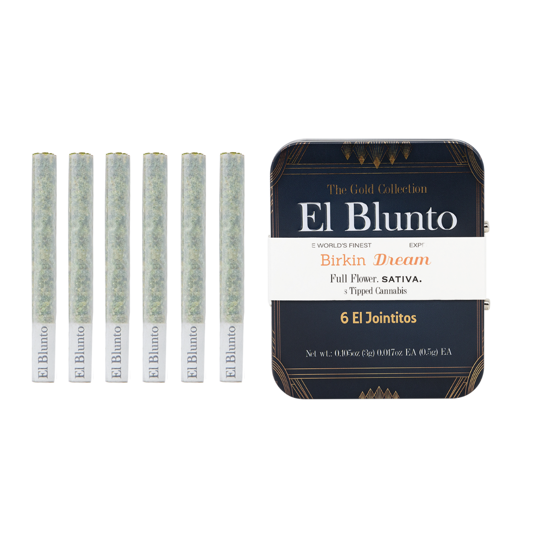 El Blunto - Uninfused PreRoll - 0.5 Gram x 6 Count