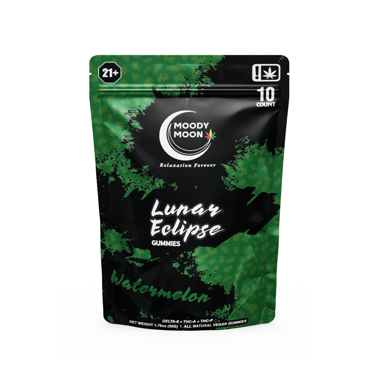 THC A Lunar Eclipse Gummies Pack - D8 + THC A + THCP - 10 Gummies
