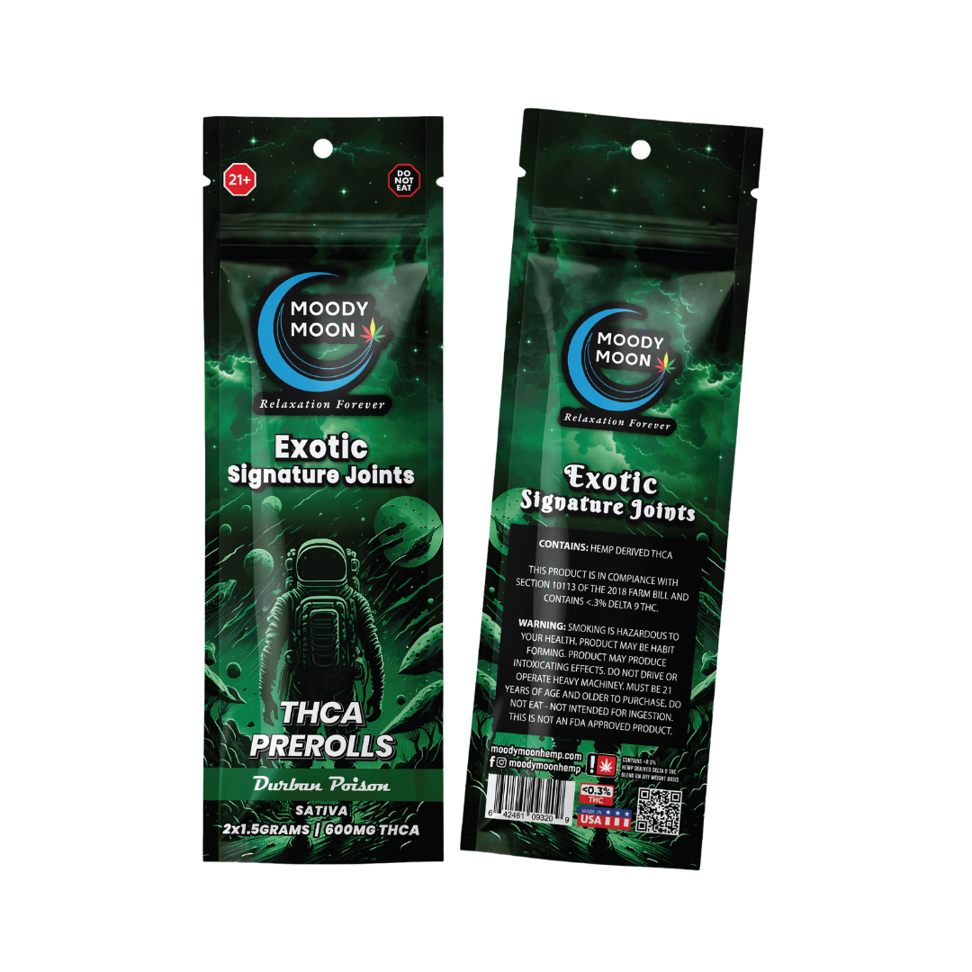 THC A Exotic Signature Joints - 1.5 Gram x 2 Count
