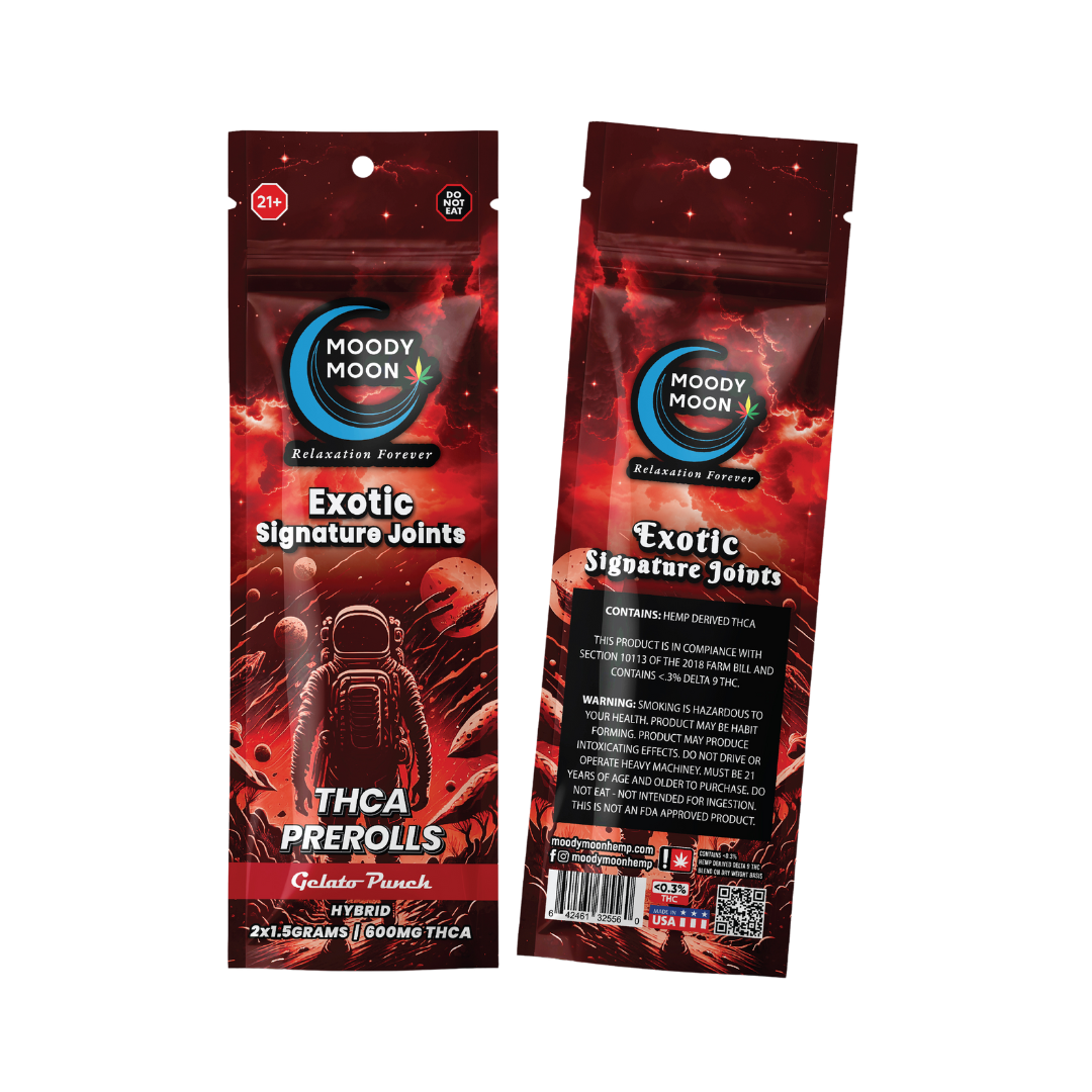 THC A Exotic Signature Joints - 1.5 Gram x 2 Count
