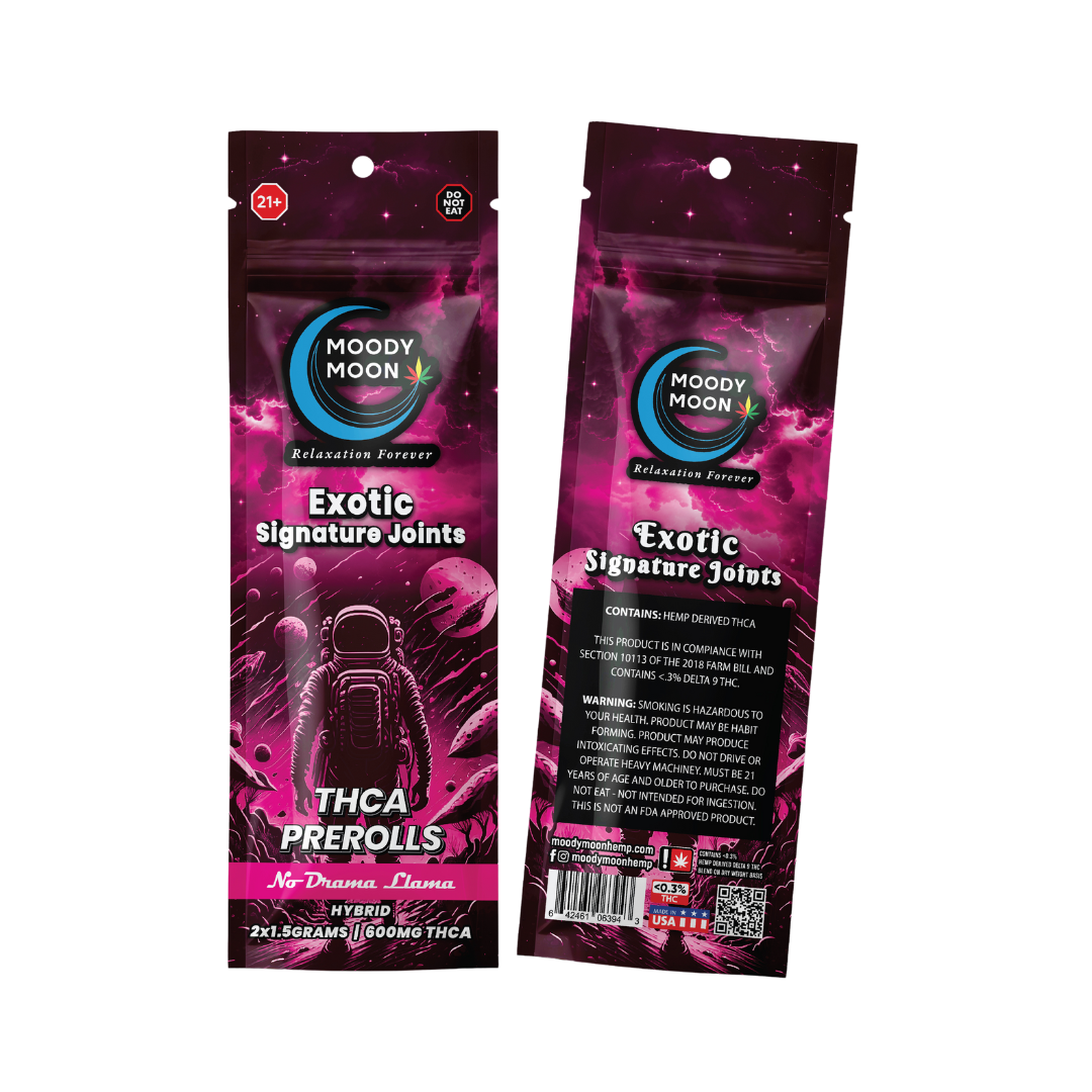THC A Exotic Signature Joints - 1.5 Gram x 2 Count