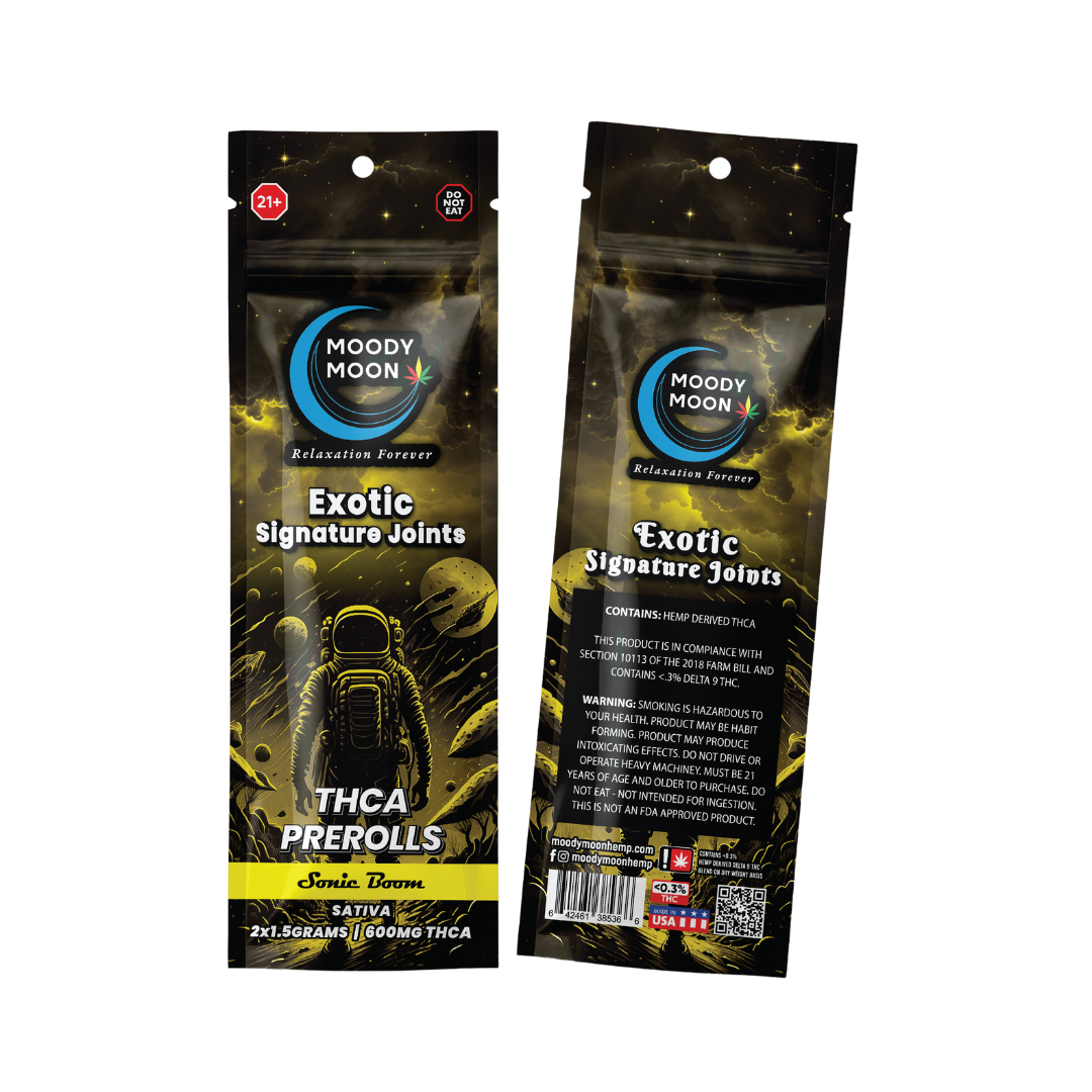 THC A Exotic Signature Joints - 1.5 Gram x 2 Count